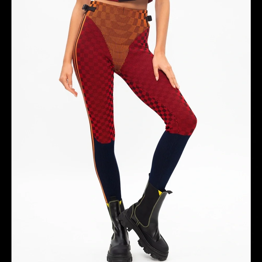 ADIDAS ORIGINALS PAOLINA RUSSO LEGGINGS KNIT PANTS - Picture 2 of 3